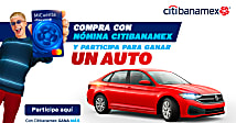 Regístrate y participa por un auto.