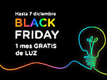 Black Friday te regalamos 1 mes gratis de energía