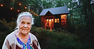 ¡No creerás lo que esta señora de 87 años hizo con su pequeña casa!