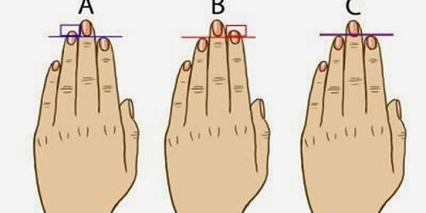 Esto es lo que te puede decir la longitud de tus dedos