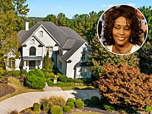 Antiga mansão de Whitney Houston perto de Atlanta está à venda
